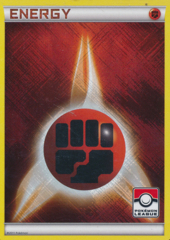 Fighting Energy Unnumbered Crosshatch Holo Promo - 2011 Pokemon League